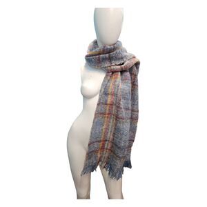 Browns Of Bermuda Rep of Ireland Lambswool Vintage Plaid Scarf